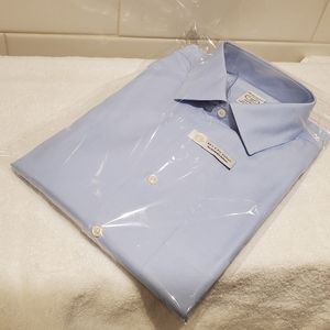Pronto Uomo NWT Blue Buttondown Dress Shirt Tall